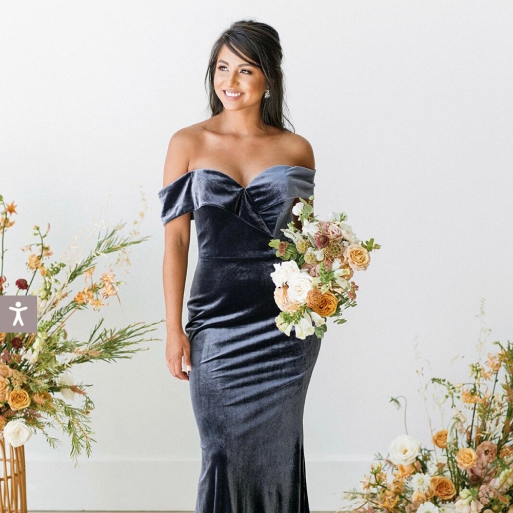 Revelry Bardot Dress in Terracota.